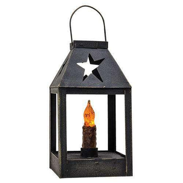 Star Iron Lantern w/ Taper - The Fox Decor
